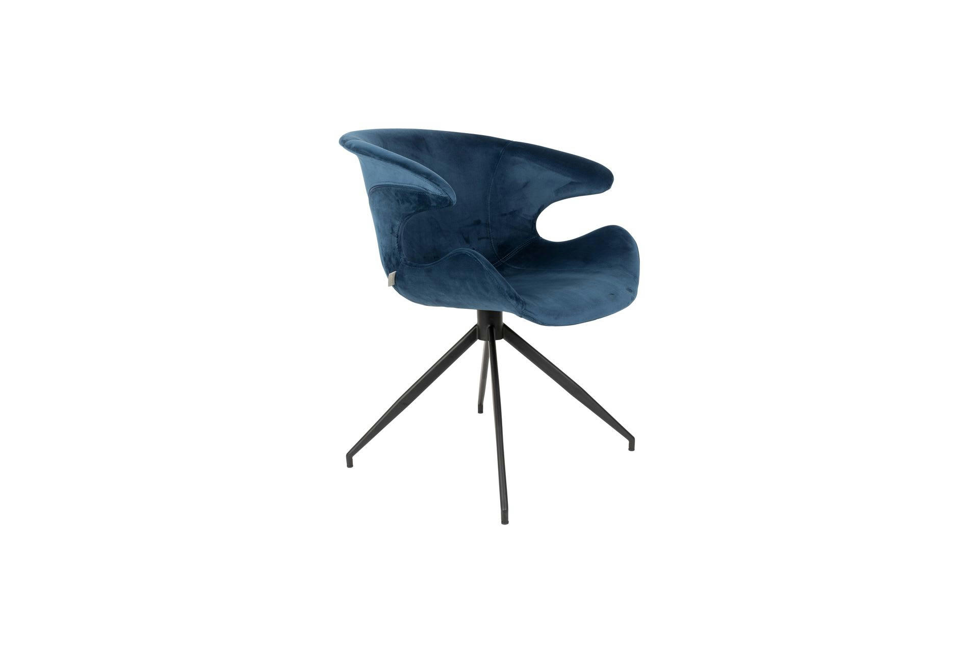 MIA - Fauteuil en tissu bleu