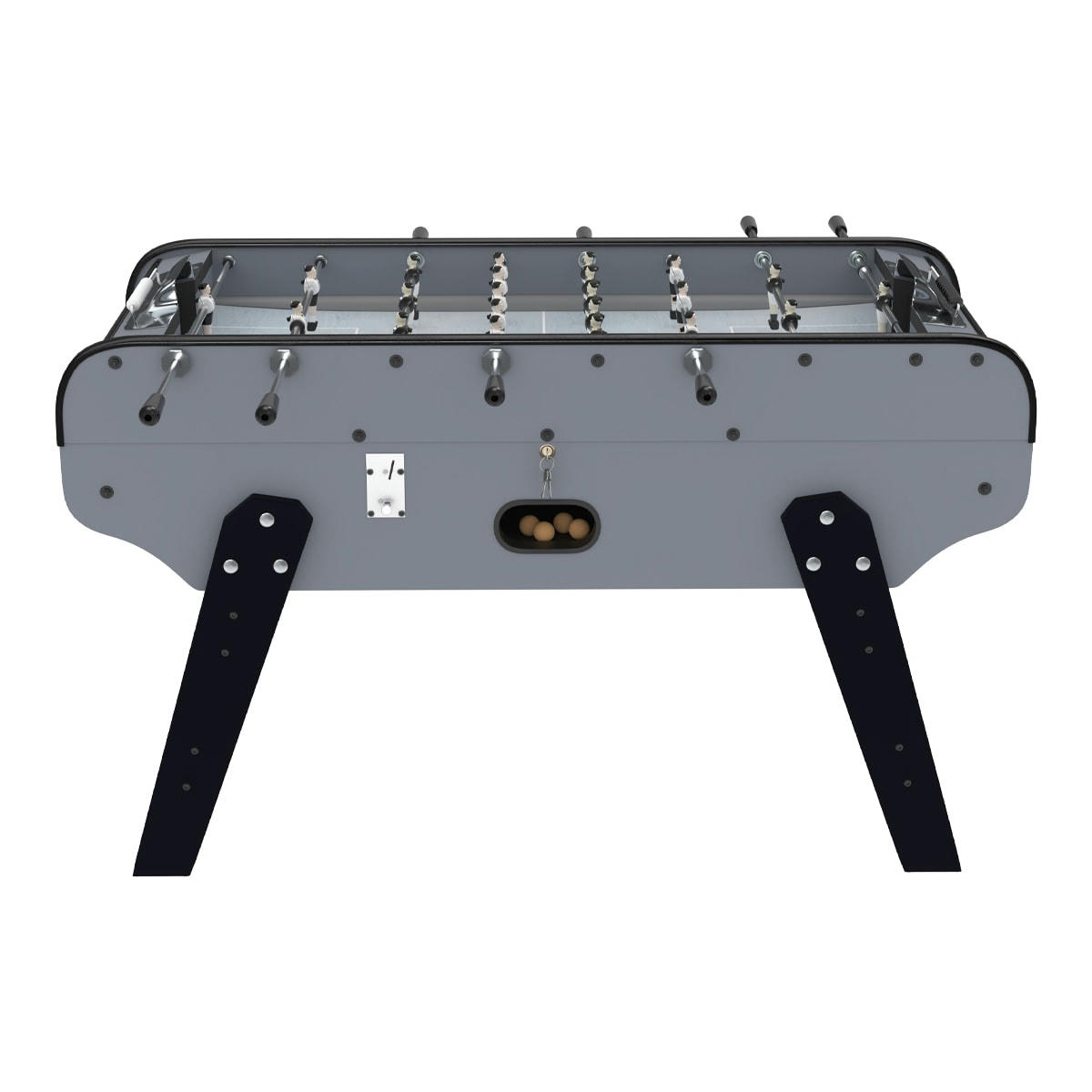 BISTROT - Baby foot gris avec monnayeur