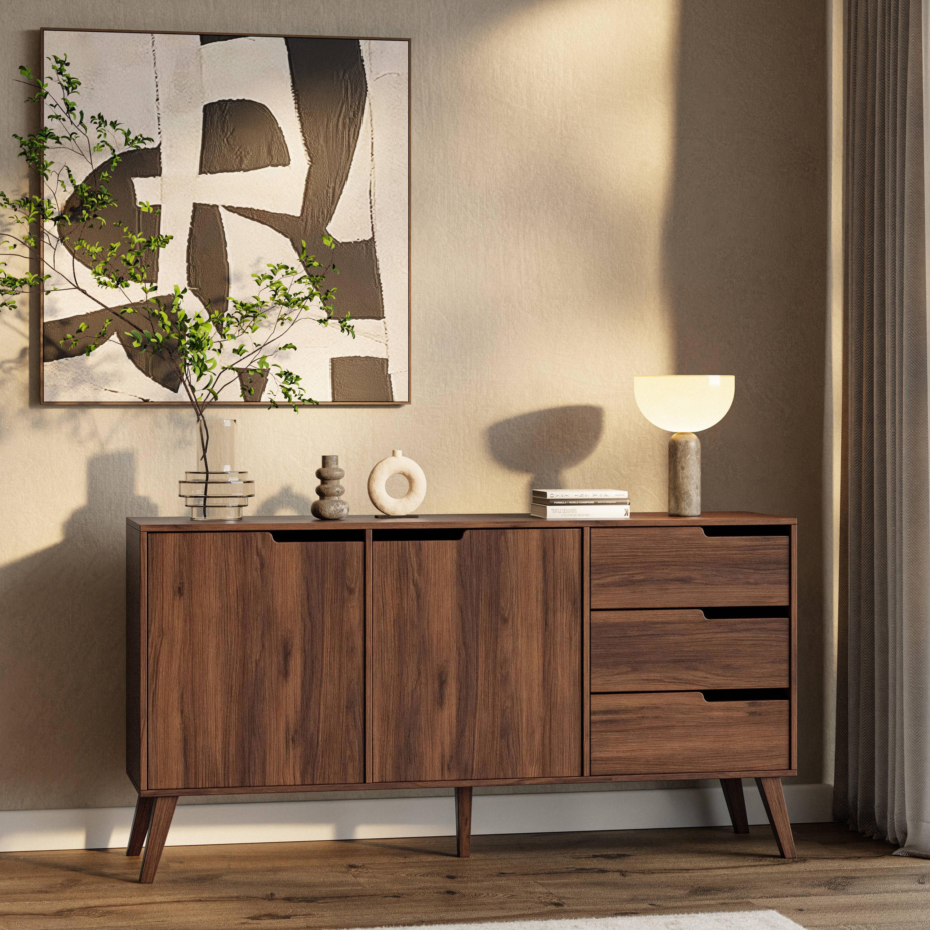 by fonQ Nordo Dressoir - Walnoot