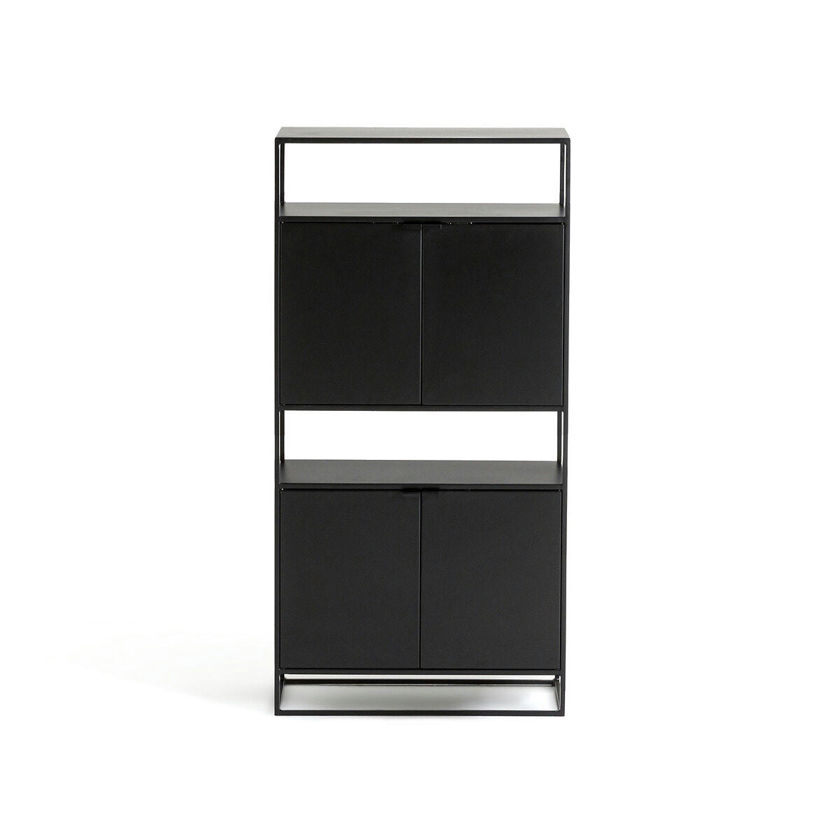 Armoire d'entrée 4 portes en métal acier, Hiba