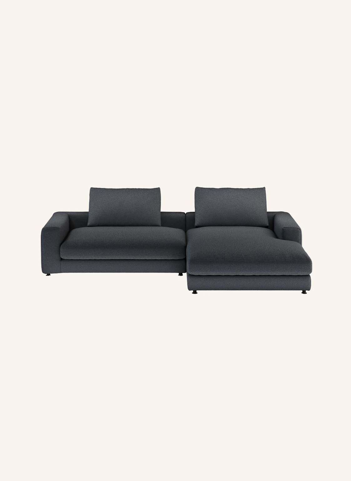 nydo Ecksofa XL MOSLER, rechts, Flachgewebe