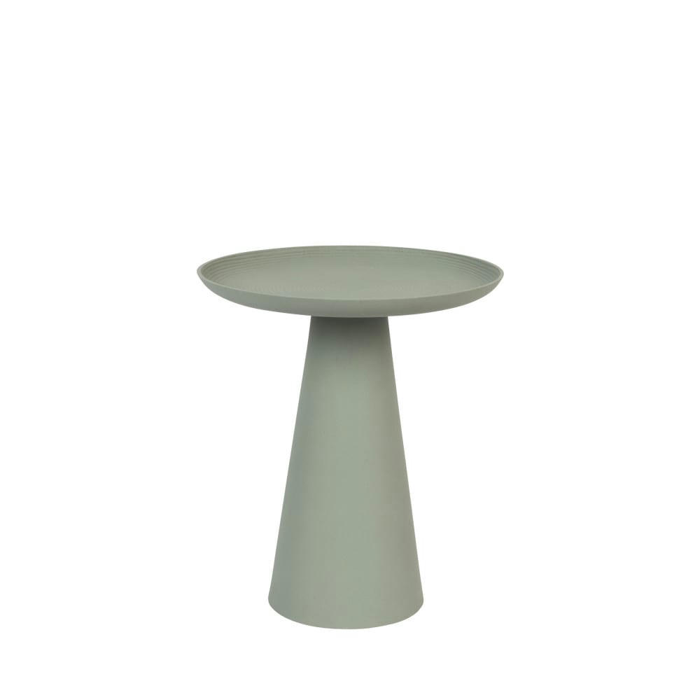 RINGAR - Table d'appoint ronde en aluminium D39,5cm vert