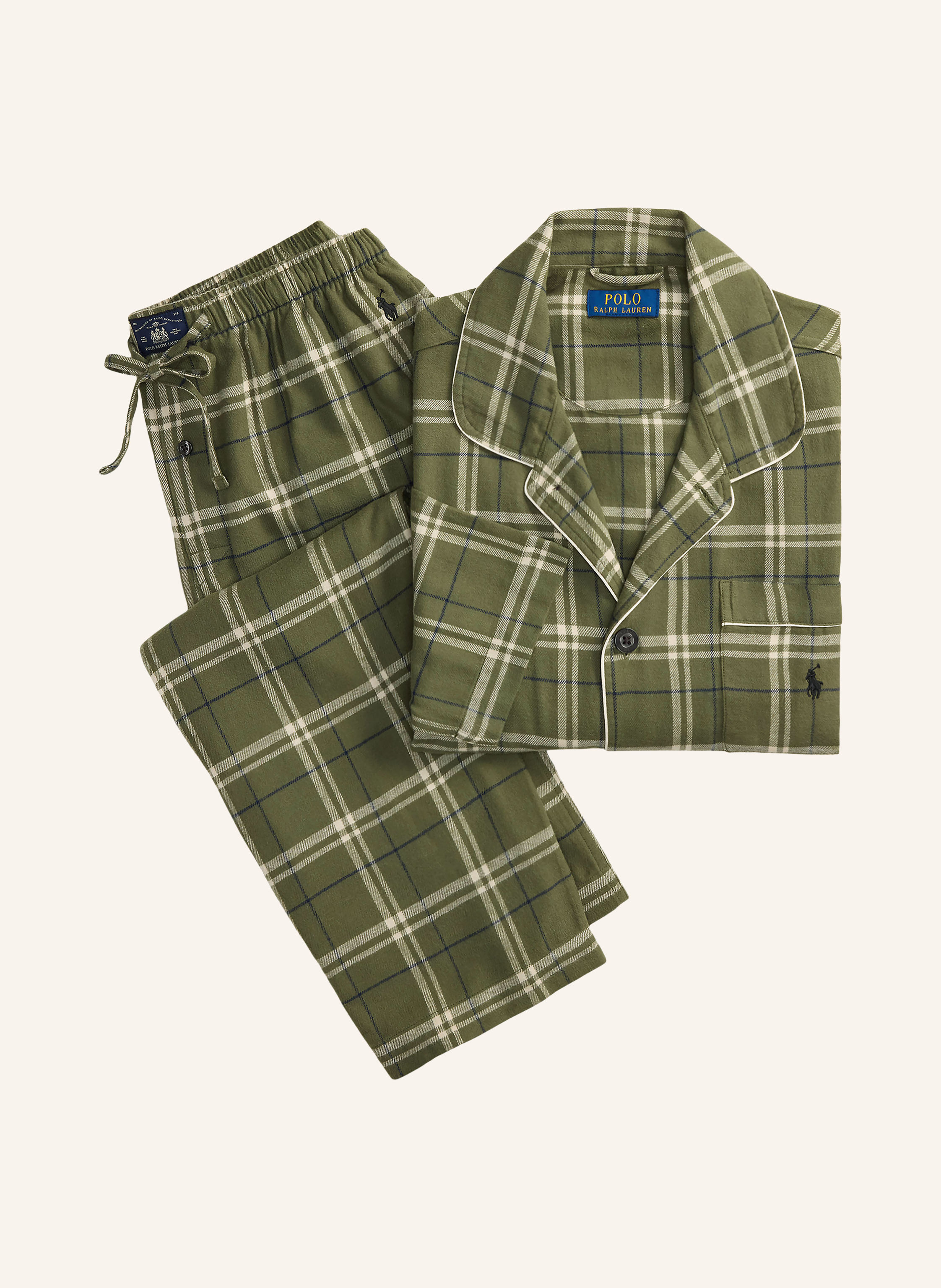 POLO RALPH LAUREN Flanell-Schlafanzug