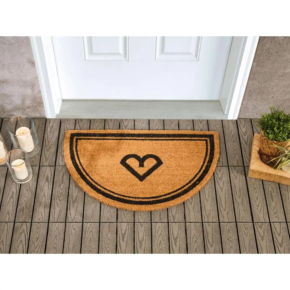 DALAHICAN - Deurmat - Natuurlijk - 45 x 75 cm - Kokos