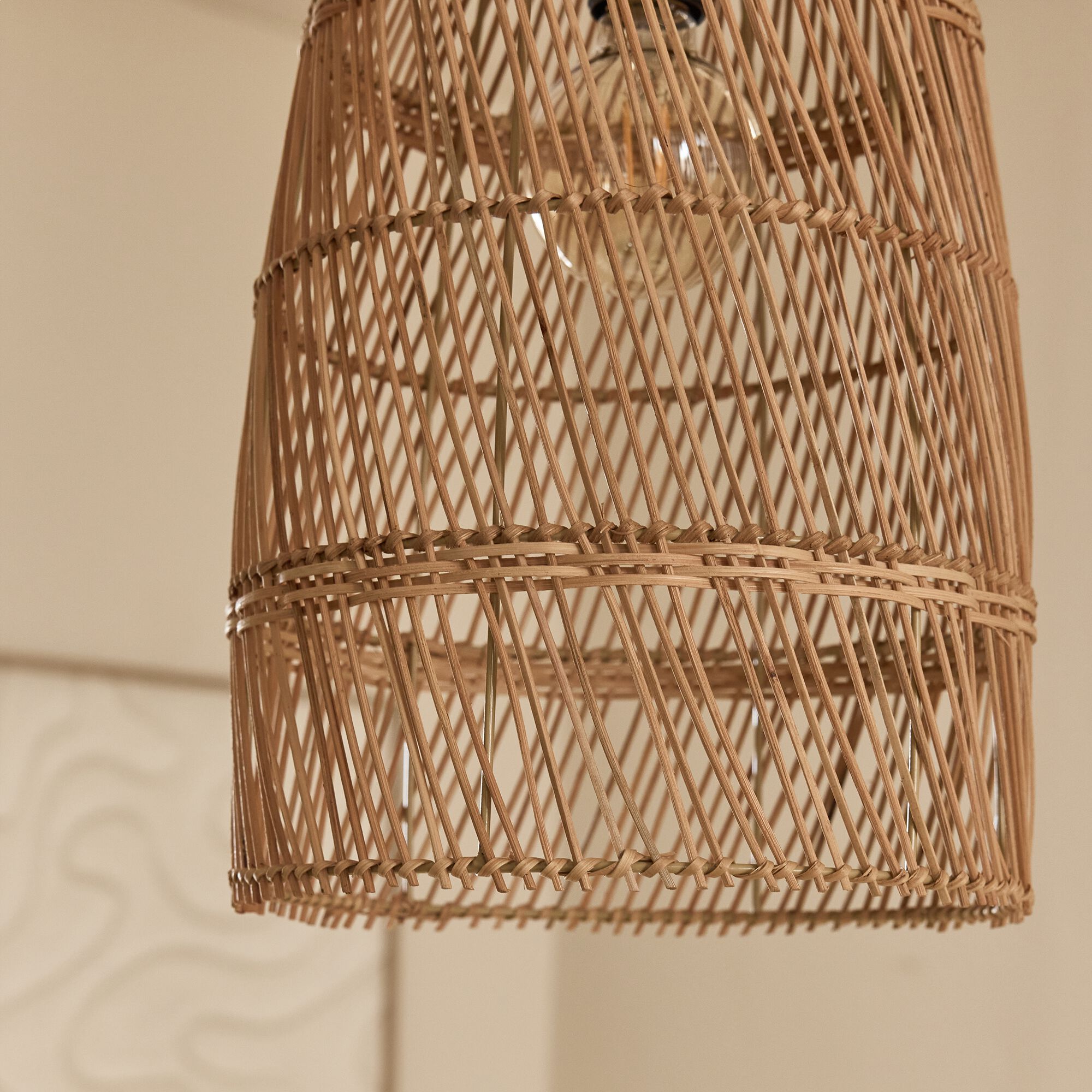 BARGEME - Suspension non électrifiée en rotin D26cm - naturel