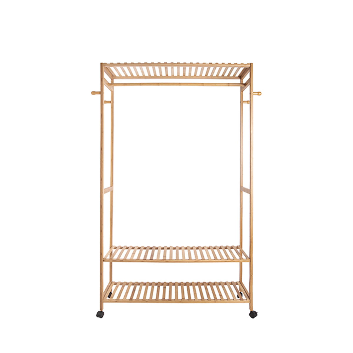 Leitmotiv kapstok Bamboo - bruin - 35x112.5x165cm