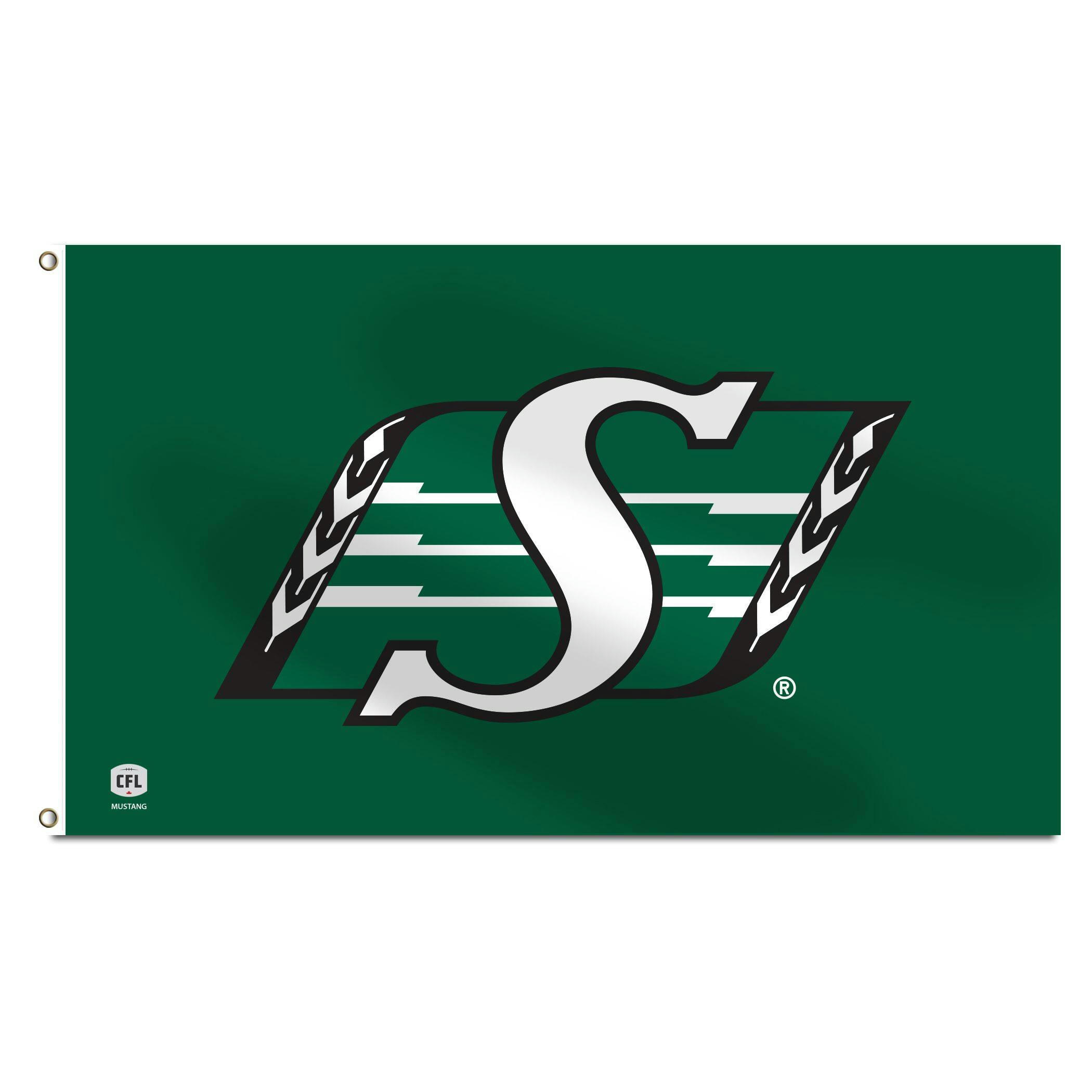 Saskatchewan Roughriders Team Flag For CFL Football Fans/Collectors, 3-ft x 5-ft