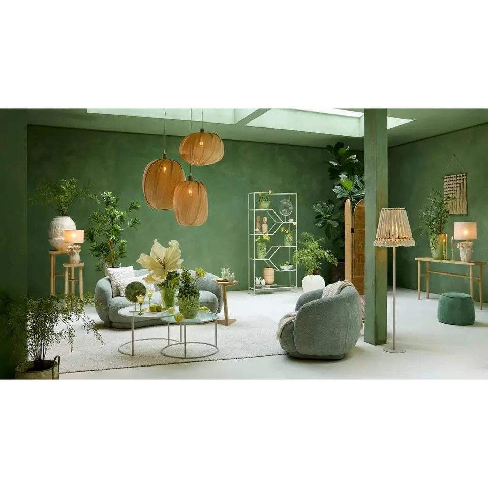 Ornament Gouya - Lichtgroen - 35x12x50cm