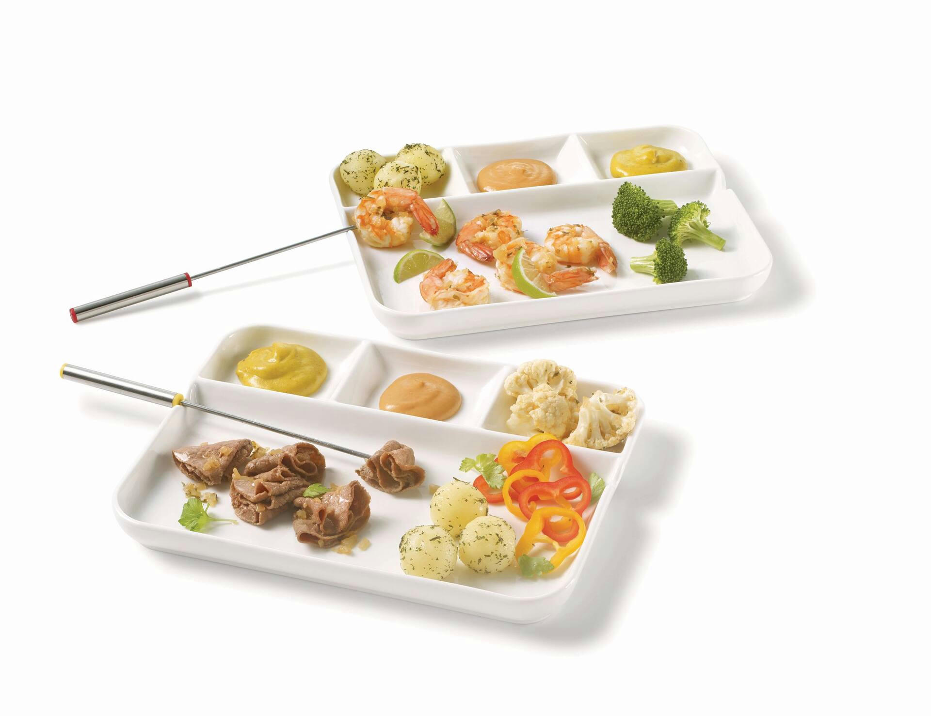 Starfrit Large Fondue Plates, 2-pk