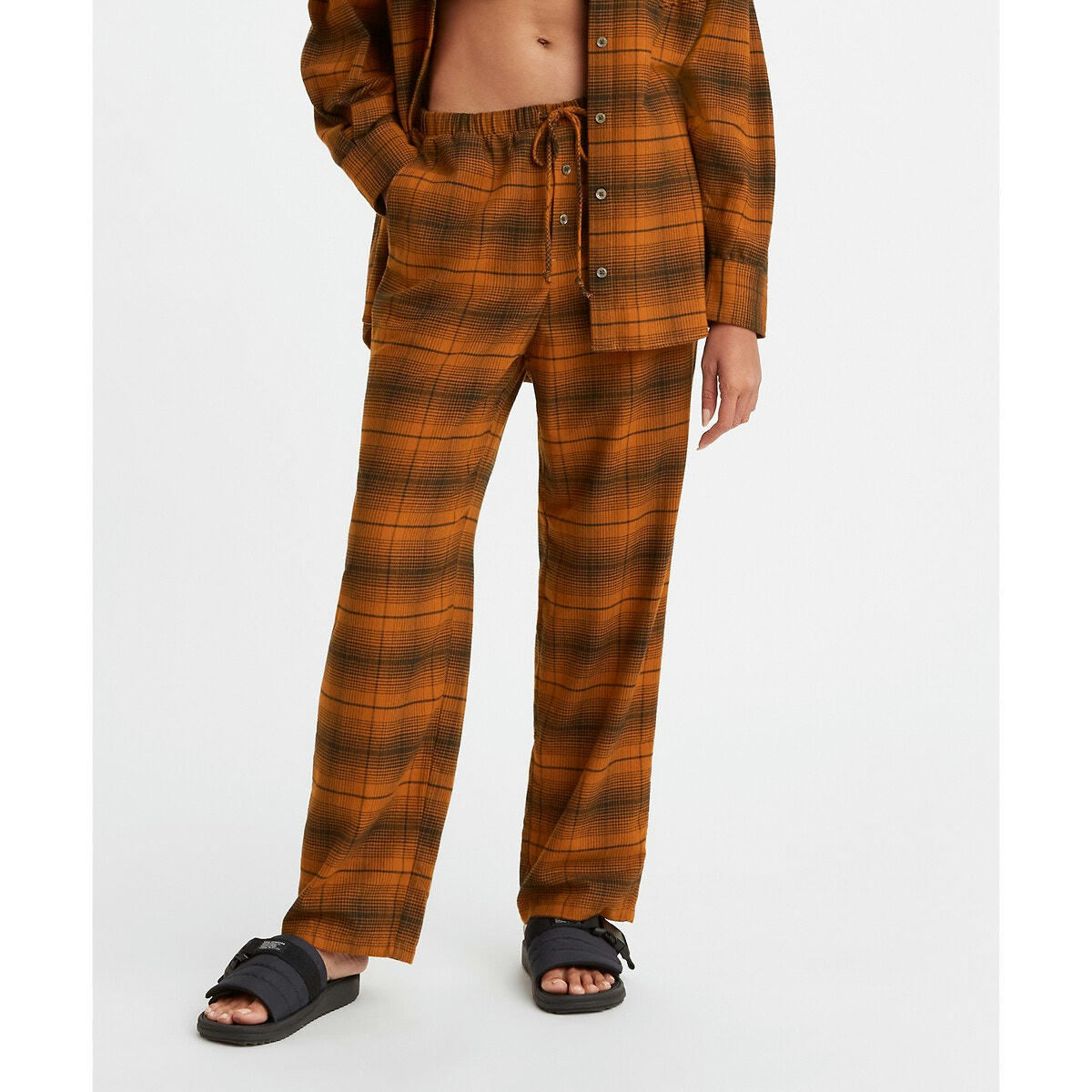 Pantalon à carreaux