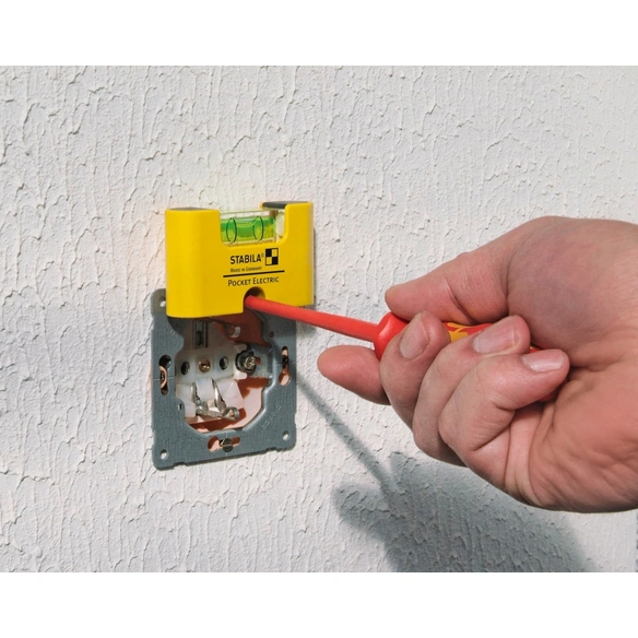 Wasserwaage »Pocket Electric«, 7 cm, mit Gürtel-Clip