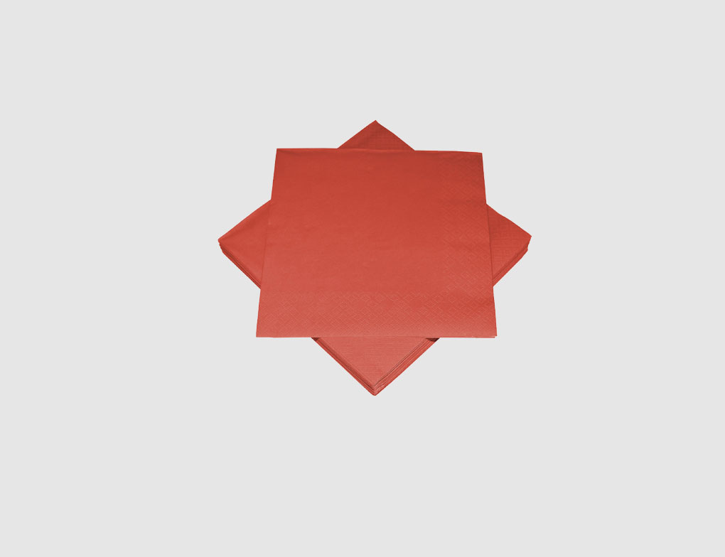 Servietten uni rot