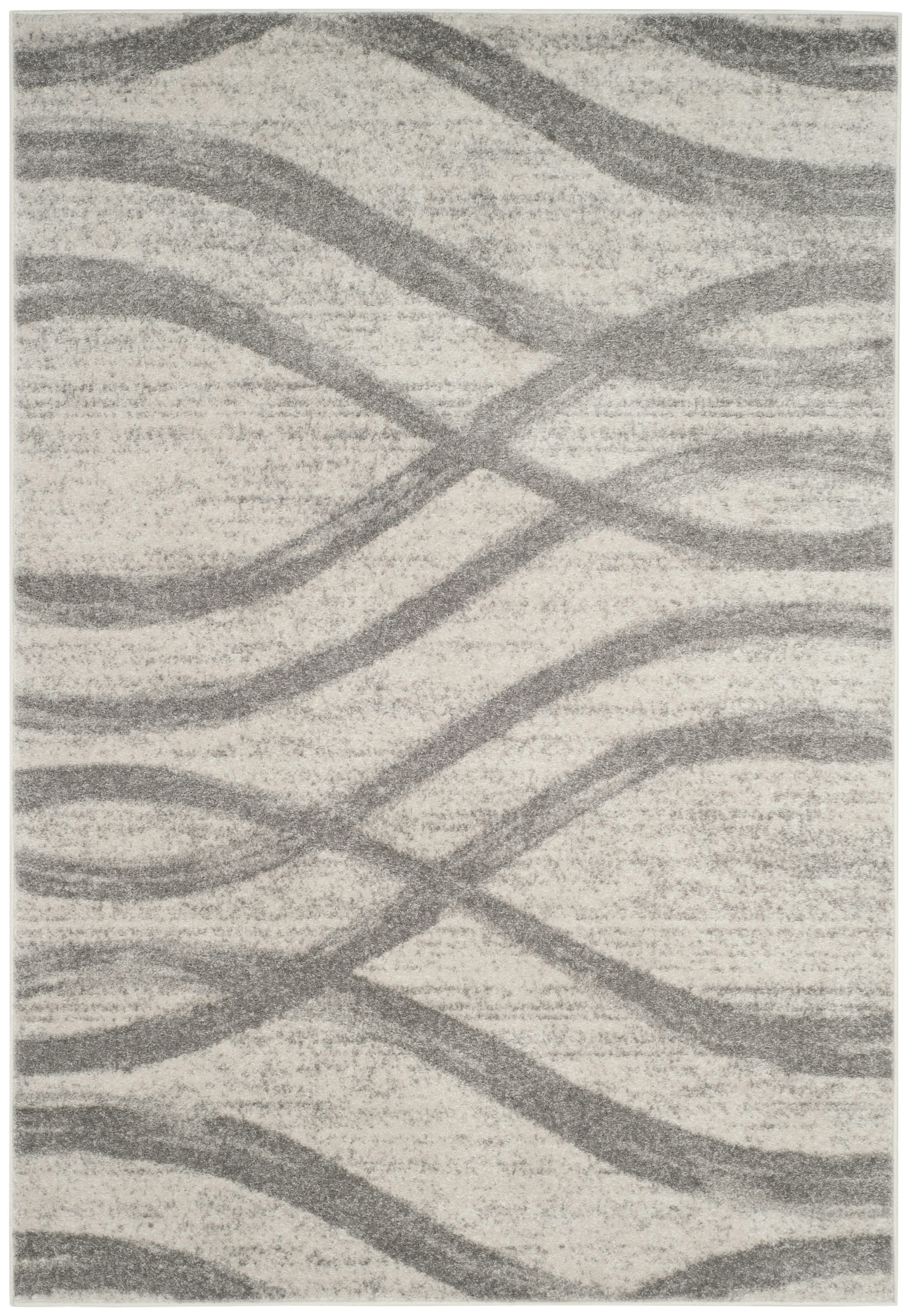 ADIRONDACK - Tapis de salon interieur en crème & gris, 183 x 274 cm