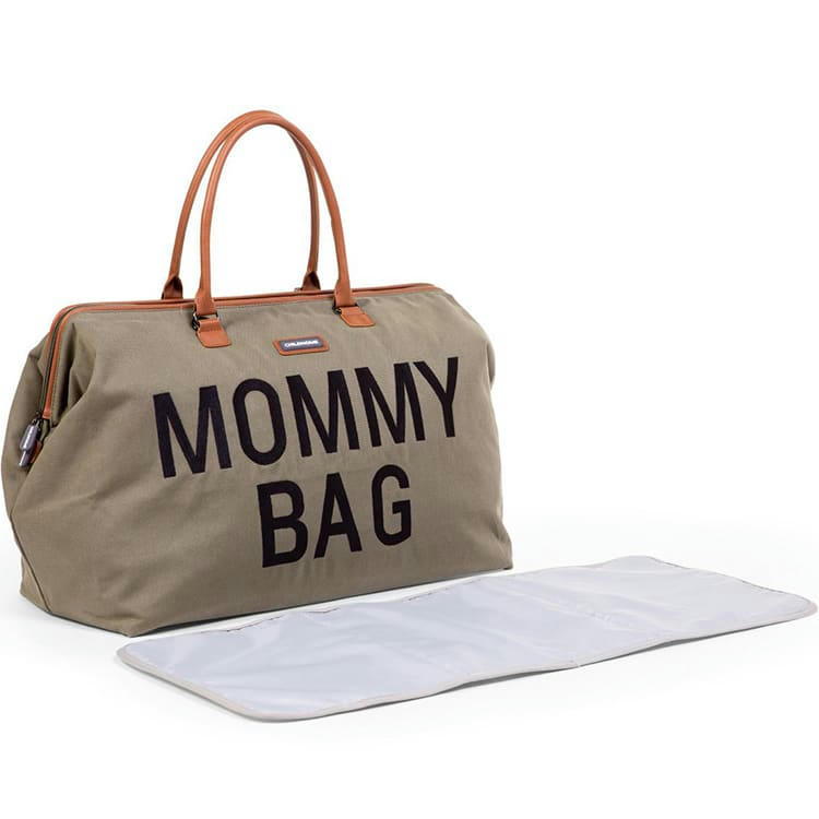 - Sac à langer à anses Mommy bag matelassé kaki