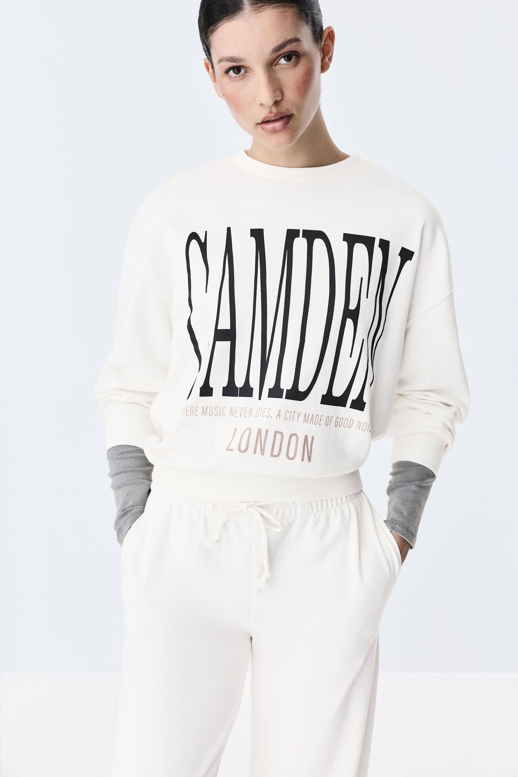 Sudadera estampada