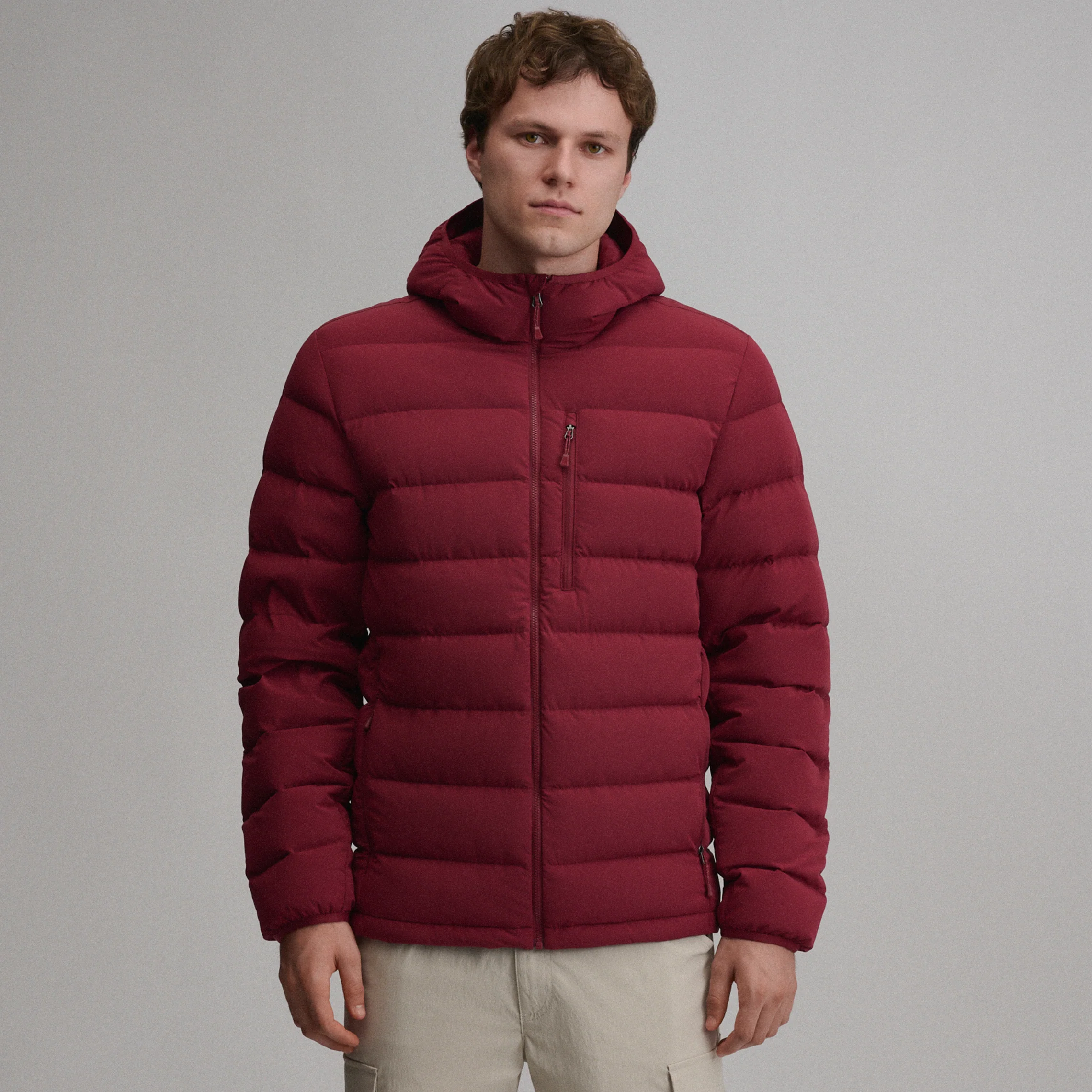 Men's EB Stretch Down Hooded Jacket
