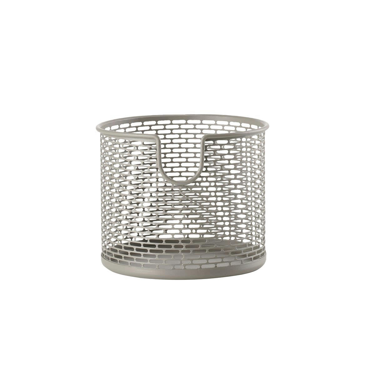 BATH - Panier en fer taupe