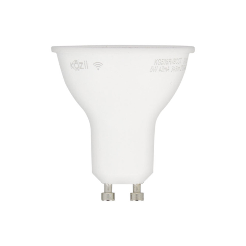 Ampoule spot LED connectée GU10 RGB 345 lm 4,7 W KOZII