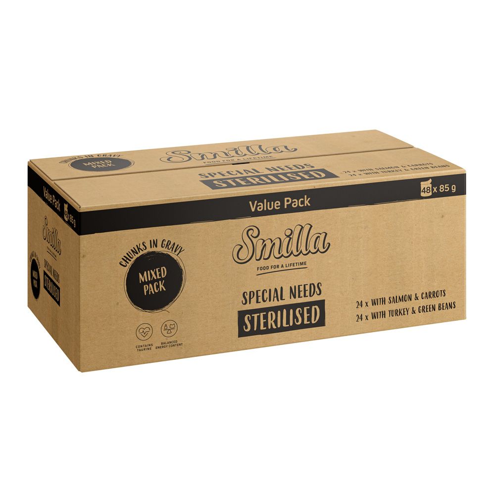 Smilla Adult Sterilised Pouches Chunks with Vegetables