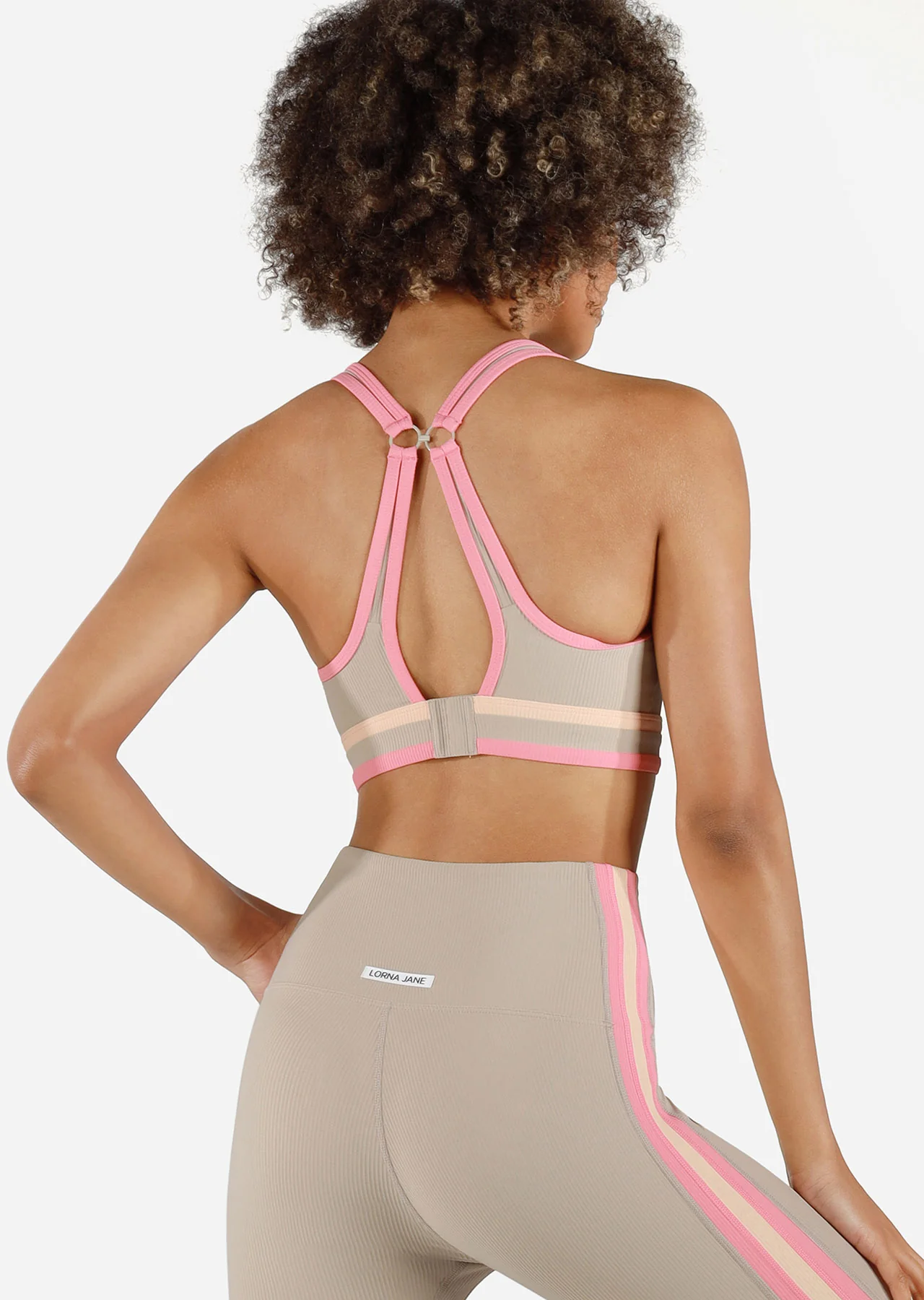 Spliced Rib Sports Bra
