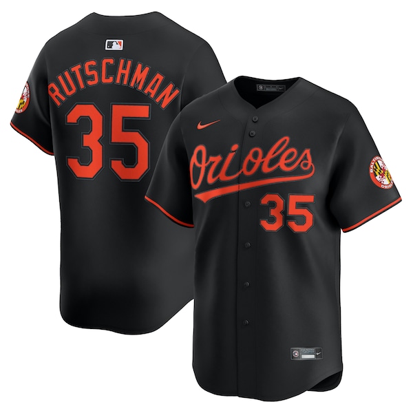 Adley Rutschman Baltimore Orioles Nike Alternate Limited Player Jersey - Black/White
