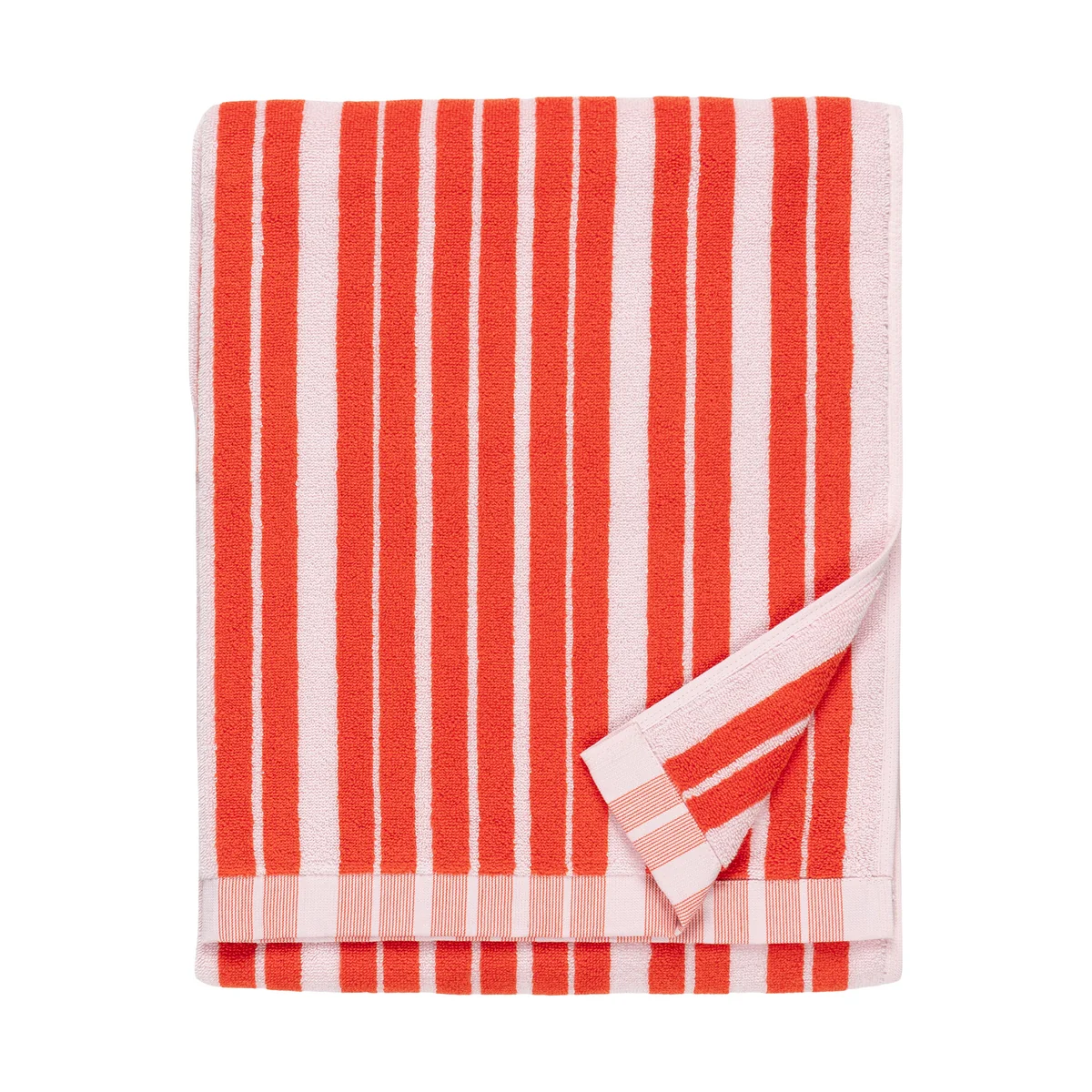 Marimekko - Raide Badehandtuch, 70 x 150 cm, burgundy / pink
