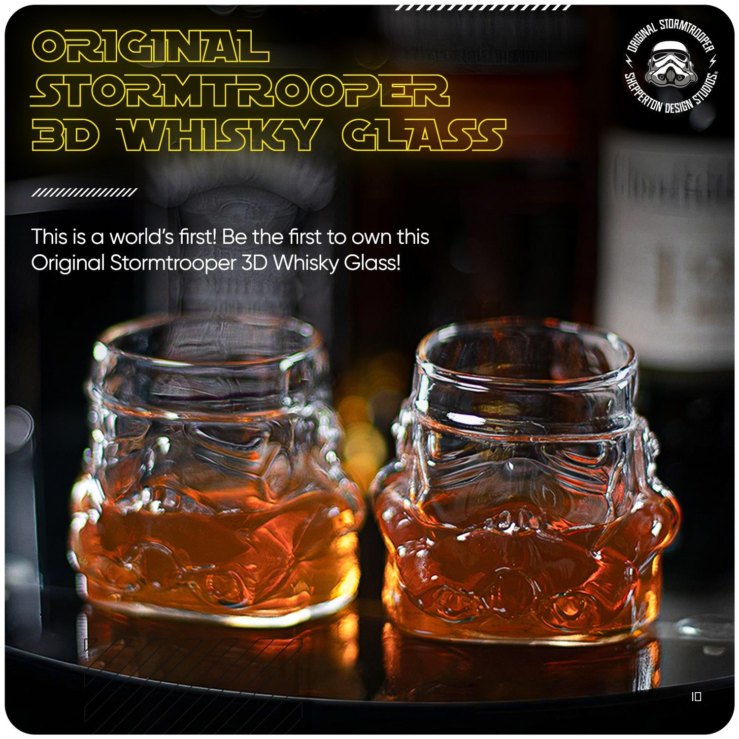 Thumbs Up Original Stormtrooper 3D Whisky Glass (Set of 2)