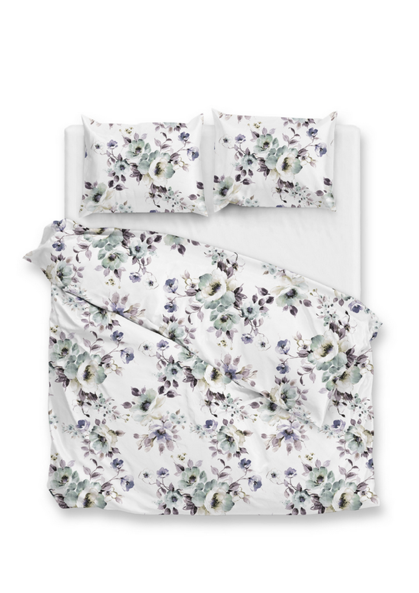 Zo Home Dekbedovertrek Flanel Celia - white