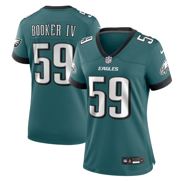 Thomas Booker IV Philadelphia Eagles Nike Women's Team Game Jersey - Midnight Green
