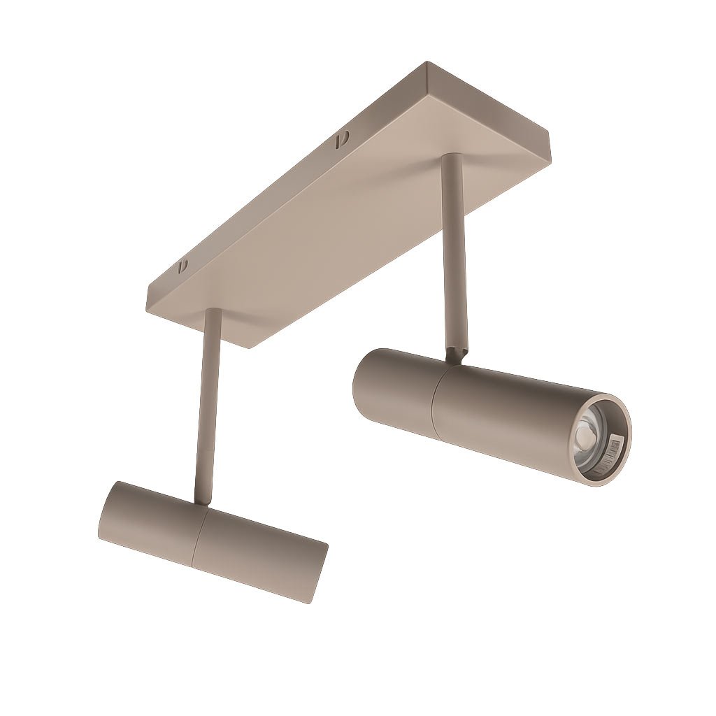 Freelight spot Undici - 2 lichts - 35 x 14  cm - beige