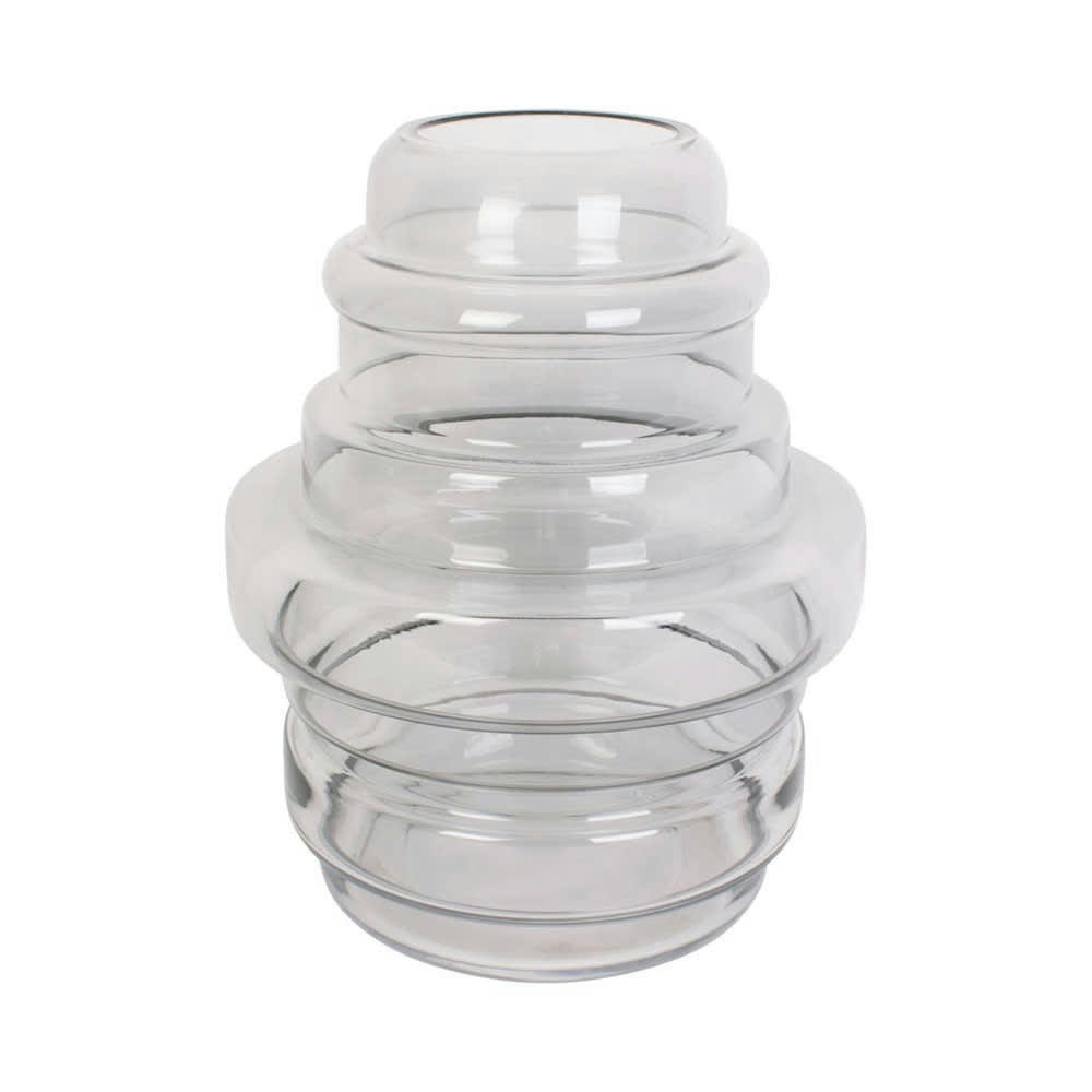 DISTINCT - Vase distinct large verre gris