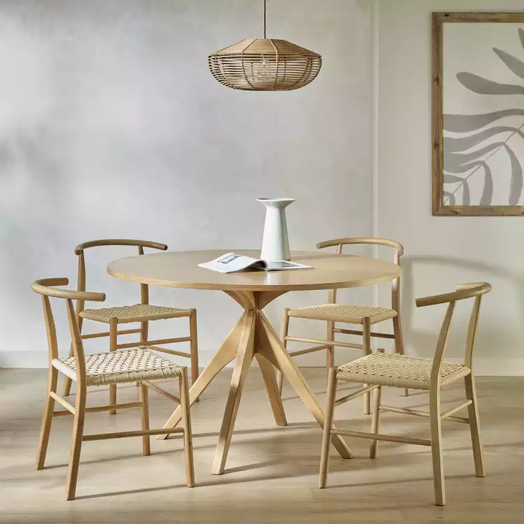 Habitat Austin Oak Dining Table And 4 Chairs