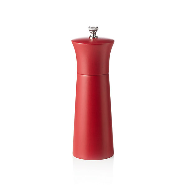 Moulin a sel en Bois rouge H 150 mm 56 mm - Was Germany