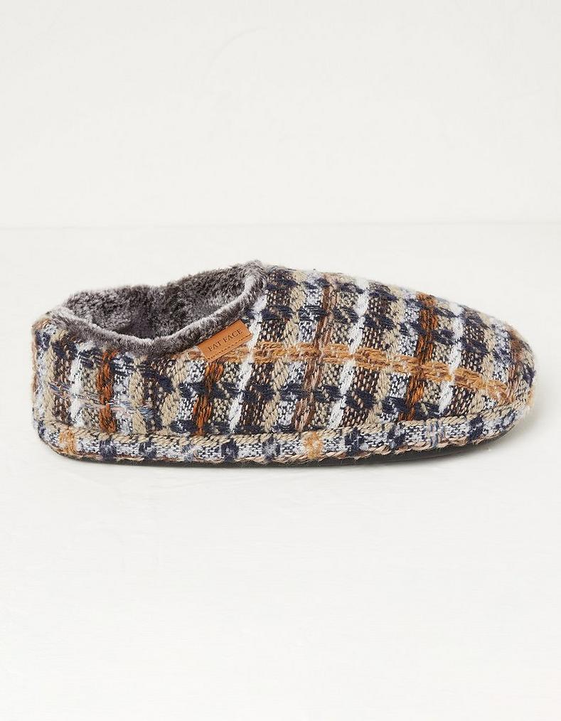 Arther Check Mule Slipper
