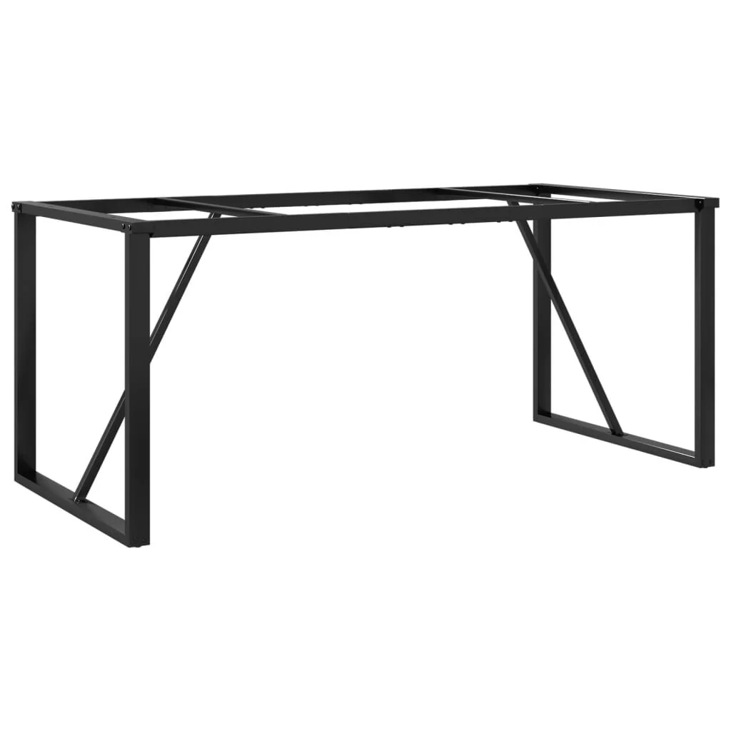 vidaXL Dining Table Legs O-Frame 70.9x31.5x28.7 Steel - 70.9 x 31.5 x 28.7