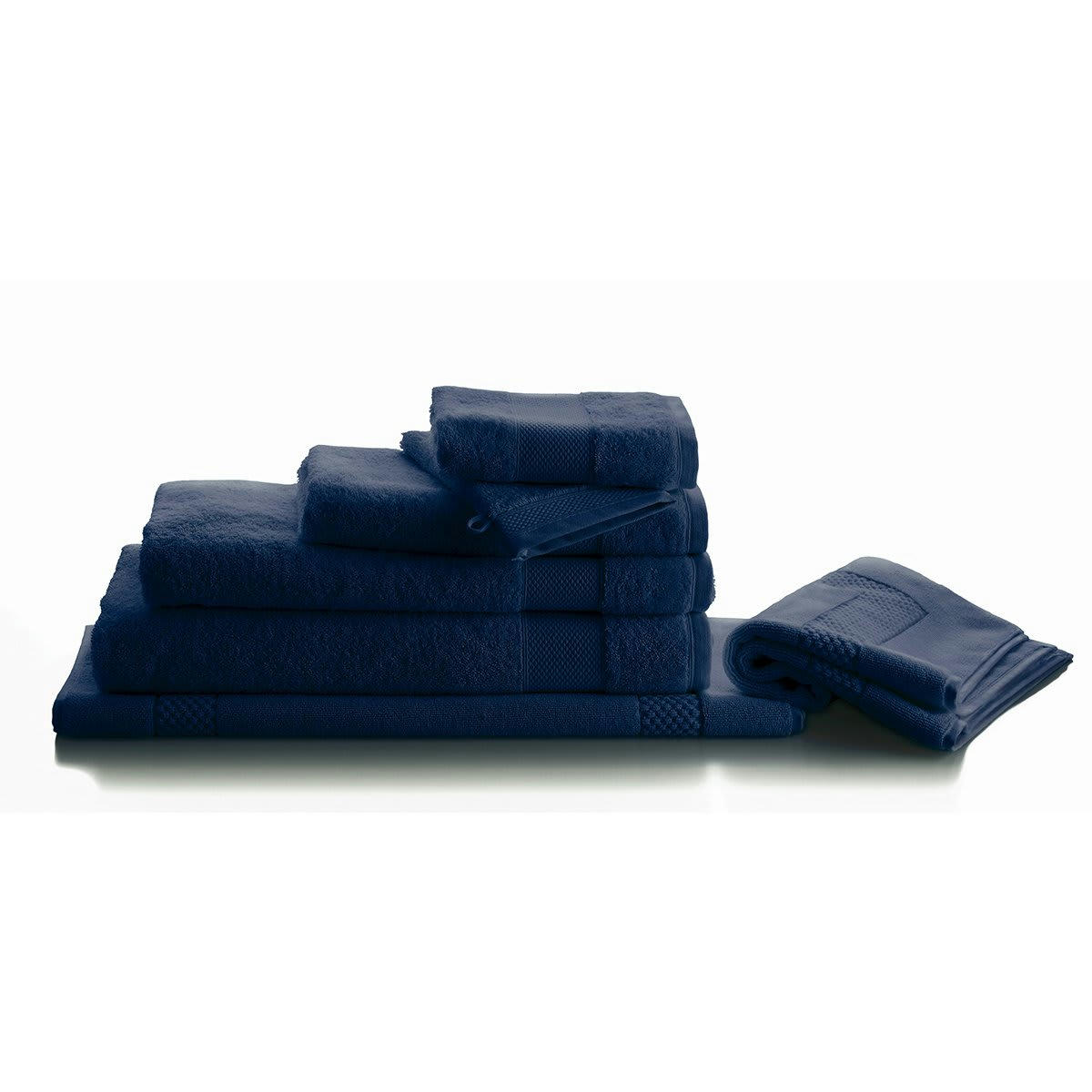 PÉTALE - Serviette coton bleuet 50x100 cm