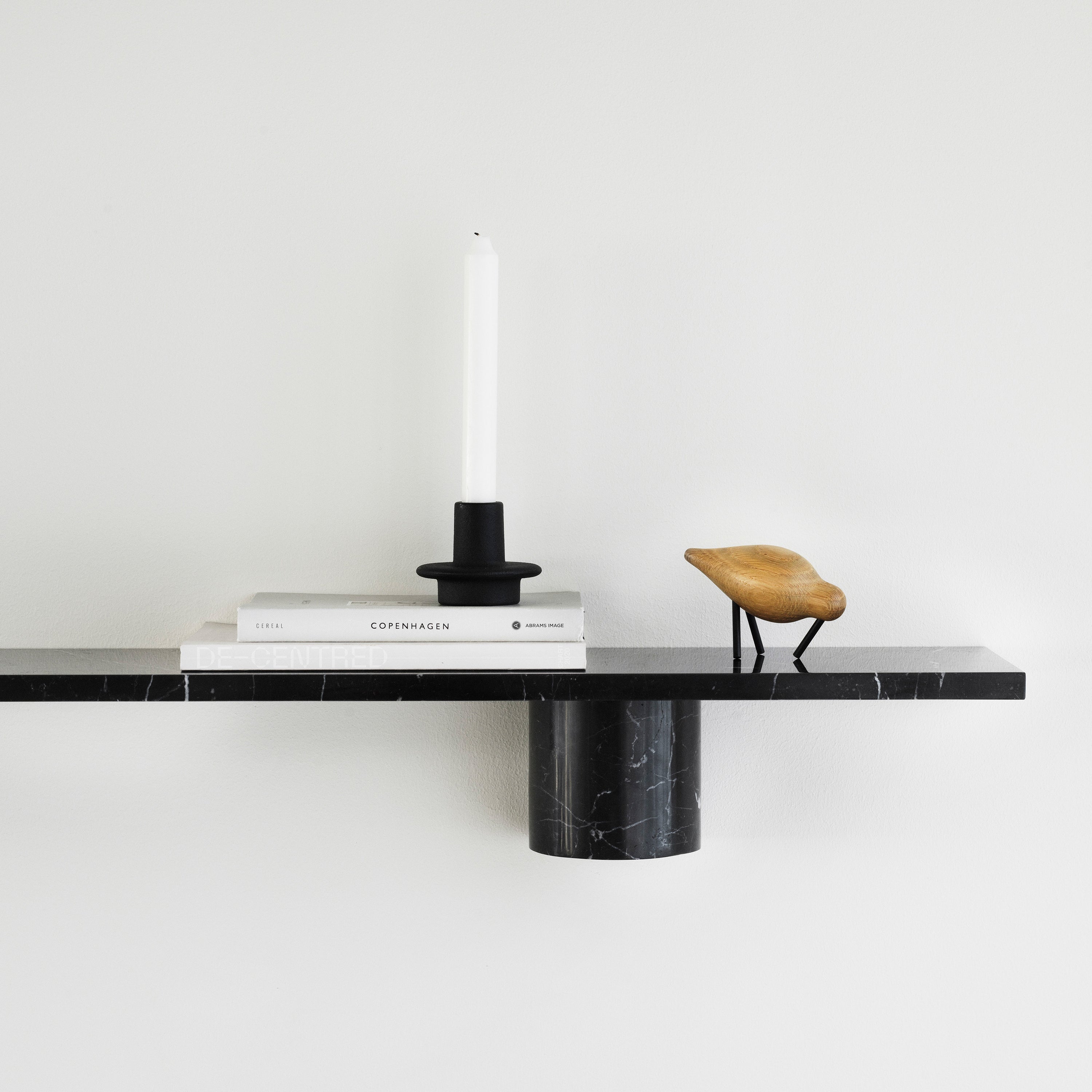 Normann Copenhagen Sten Wandplank B 120 cm - Marmer / Zwart