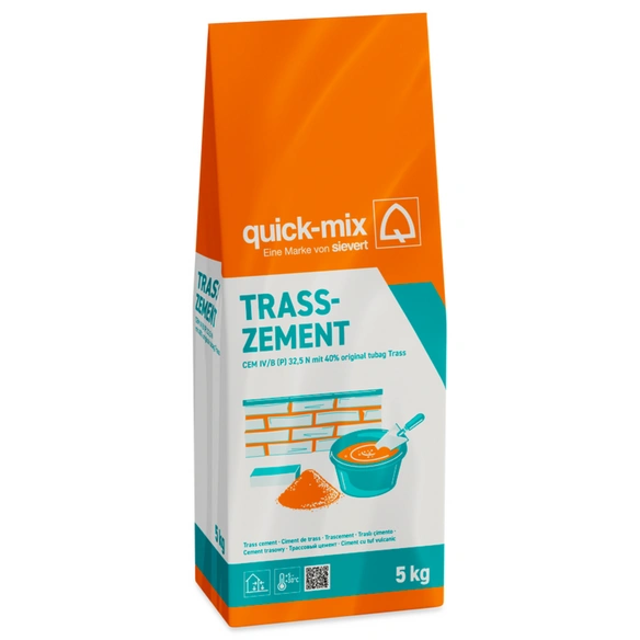 Trasszement, 5 kg, für innen und außen