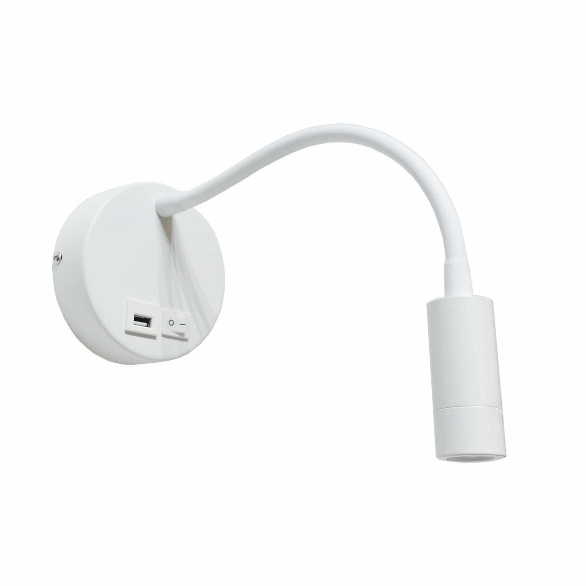 Artdelight wandlamp Flex - 1 lichts - 30 x 10  cm - wit