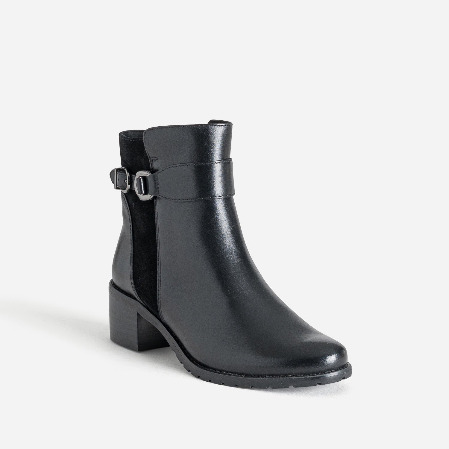 Boots CAPRICE noir cuir