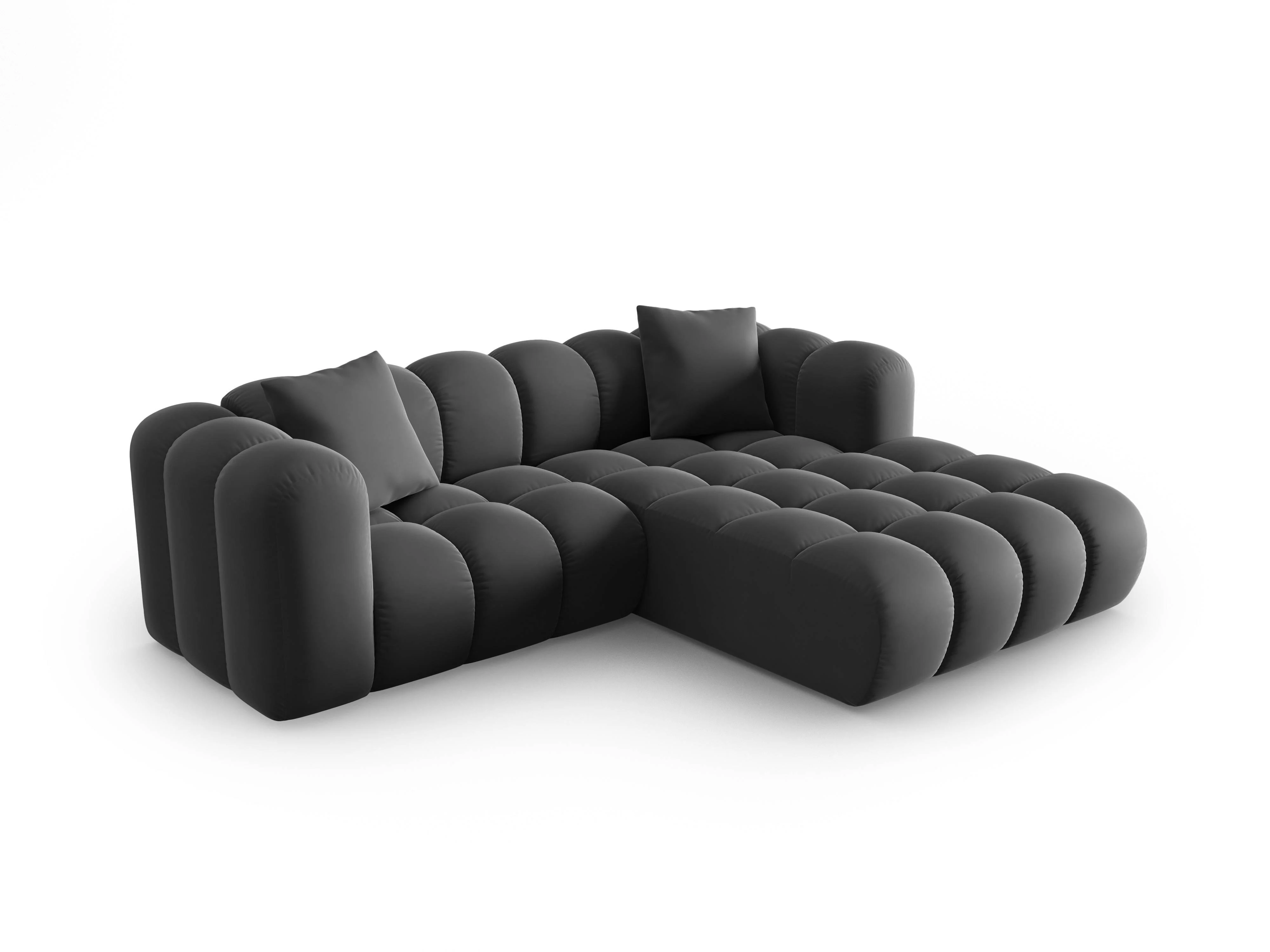 3-zitshoekbank Halley velvet rechts