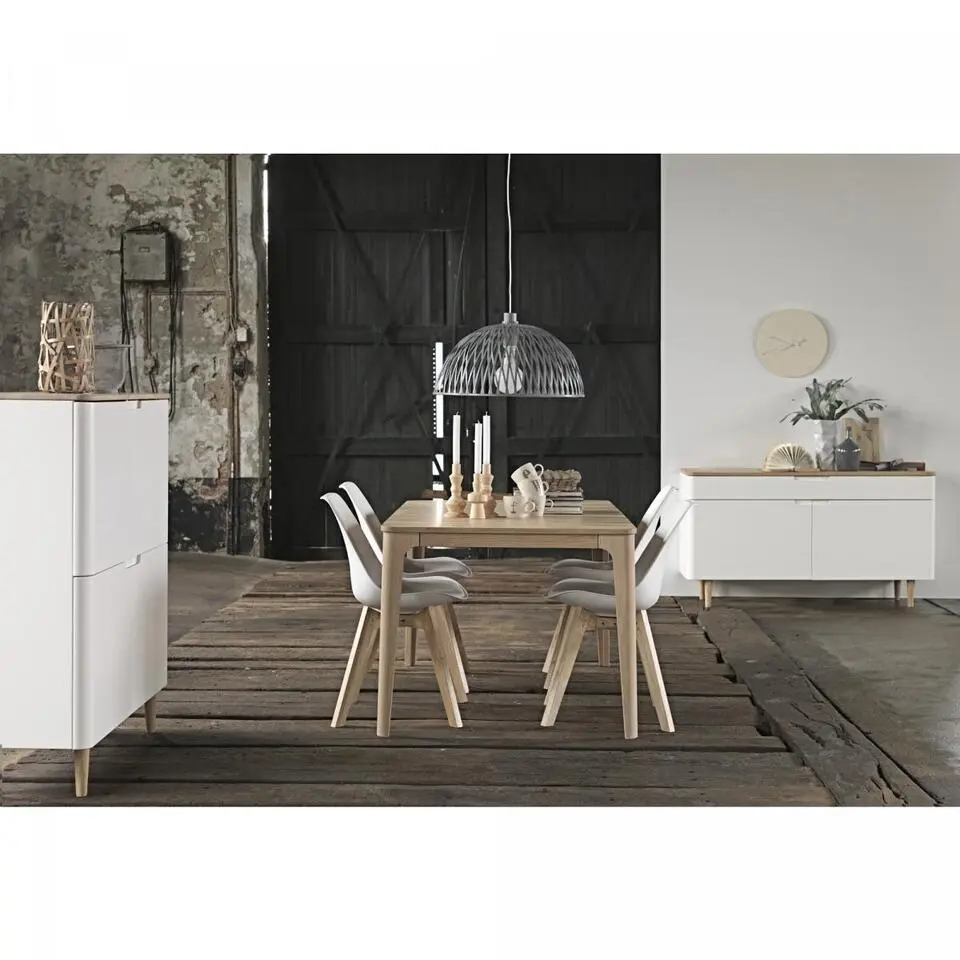 Nordic Home - Rune dressoir - 140 cm - eikenhout -naturel/wit