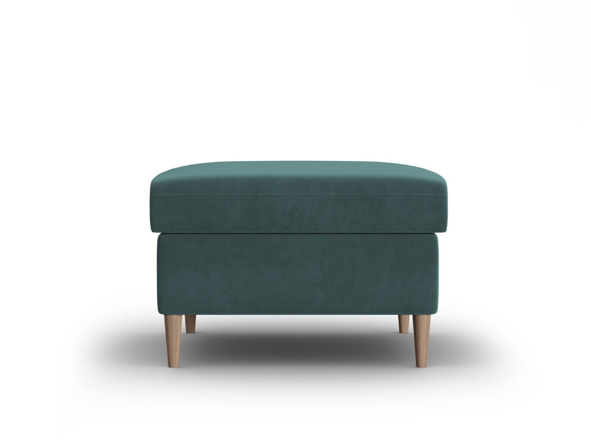 Cosmopolitan Design Poef Kyoto flueel olie - 70x70x45cm