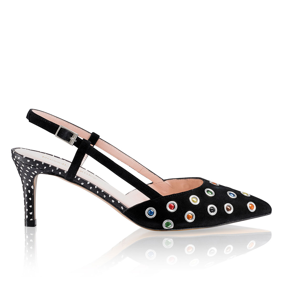 Russell & Bromley VAVAVOOM Kitten Heel Slingback