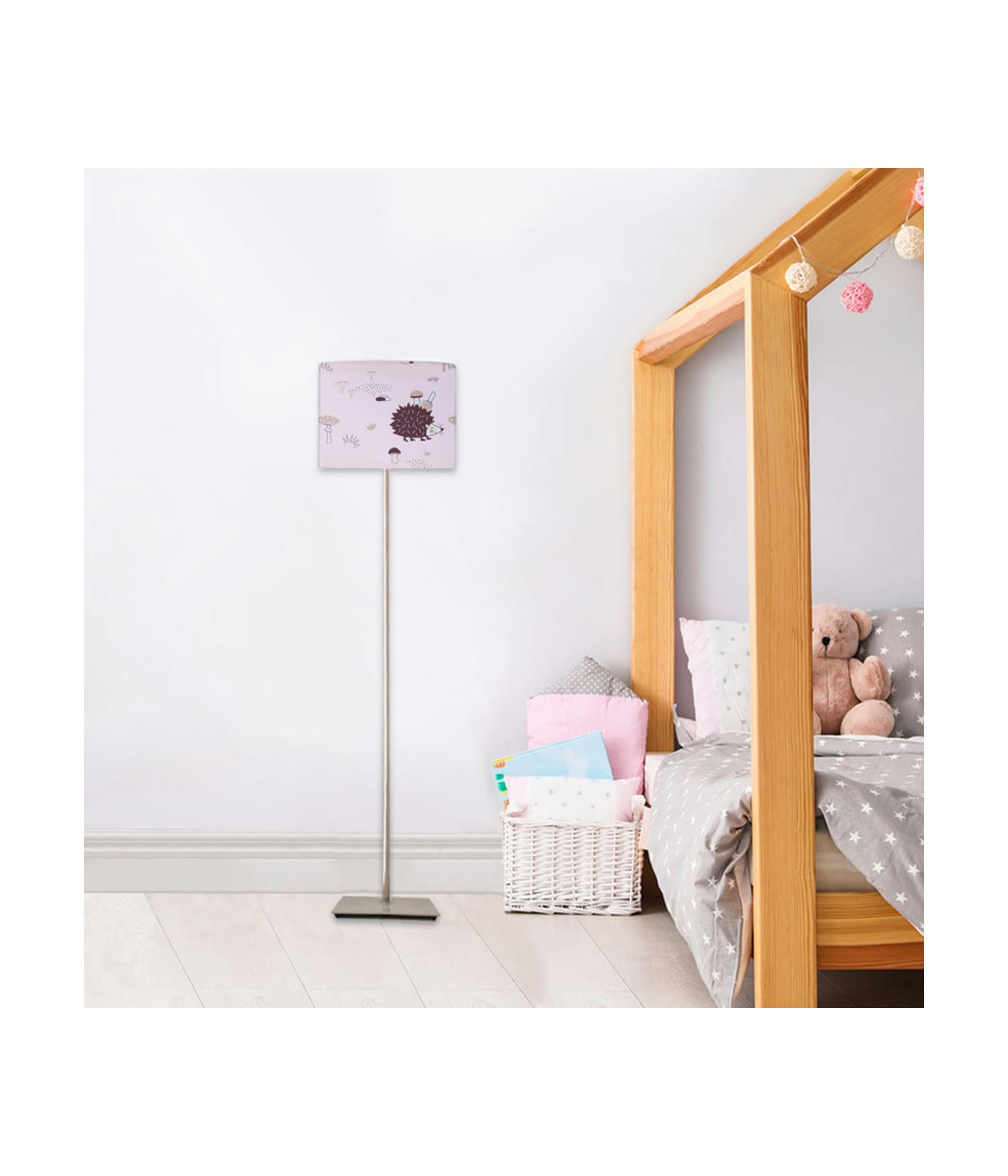 ENFANT - Abat-jour lampadaire enfant Hérisson Lavande D: 45 x H: 25