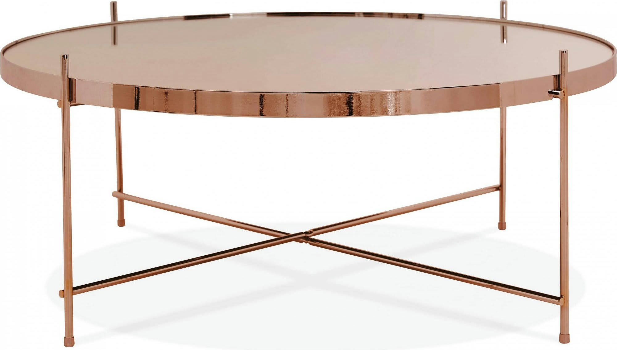 ESPEJO BIG - Table basse Verre Cuivre