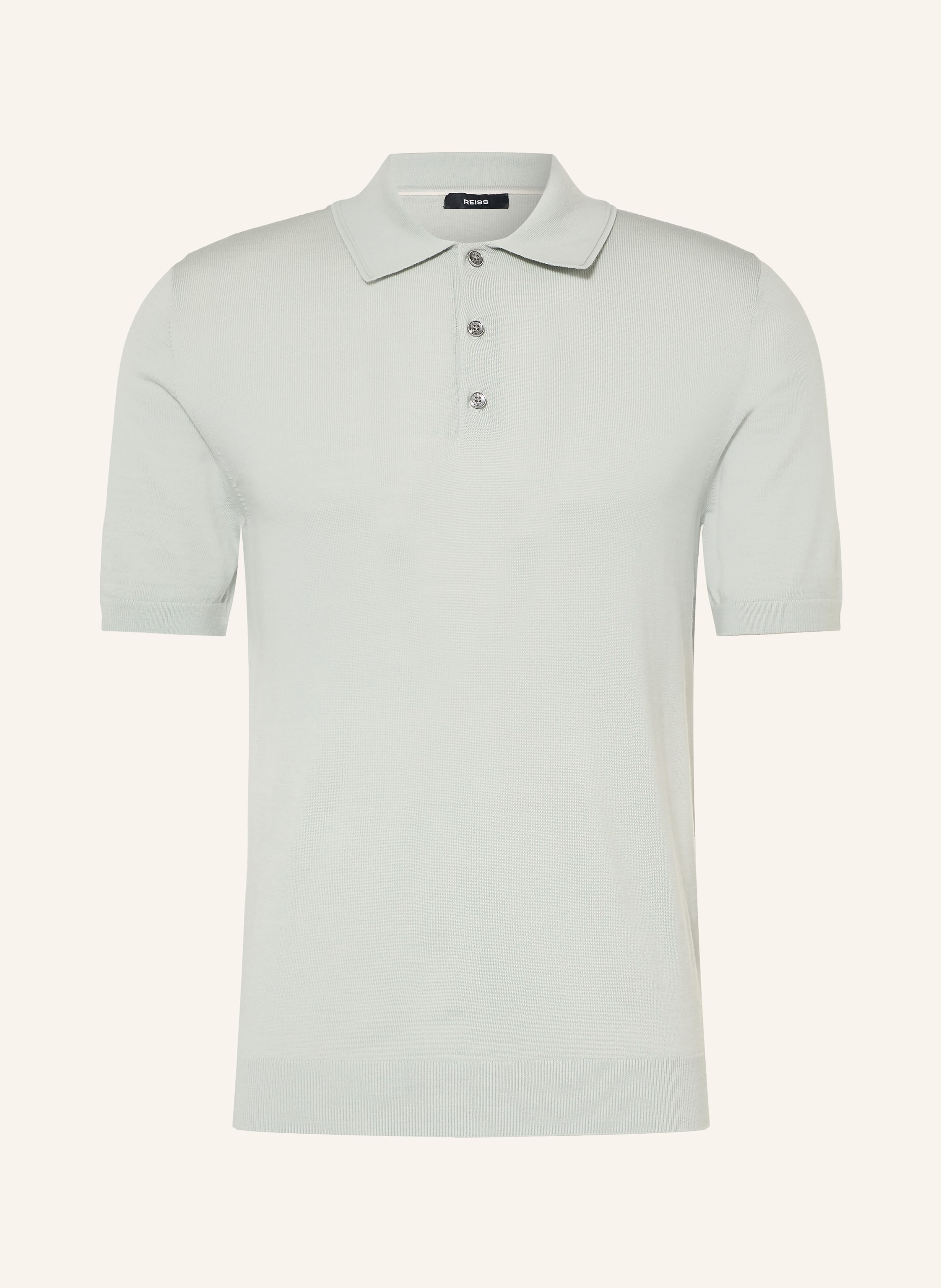 REISS Strick-Poloshirt MANOR