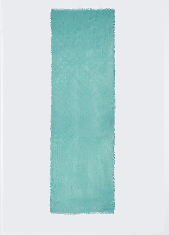 Stola con logo jacquard