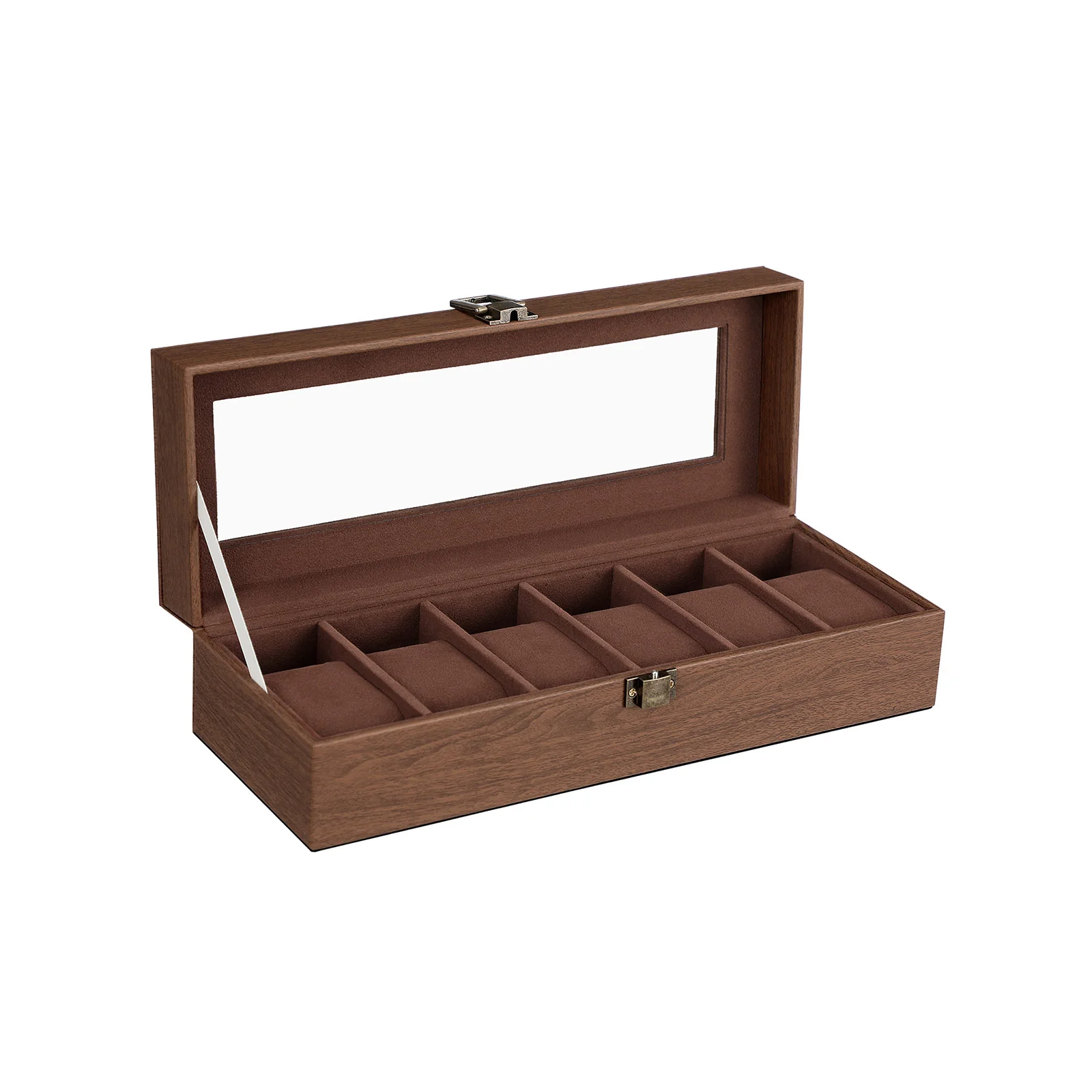 Boîte à montres marron