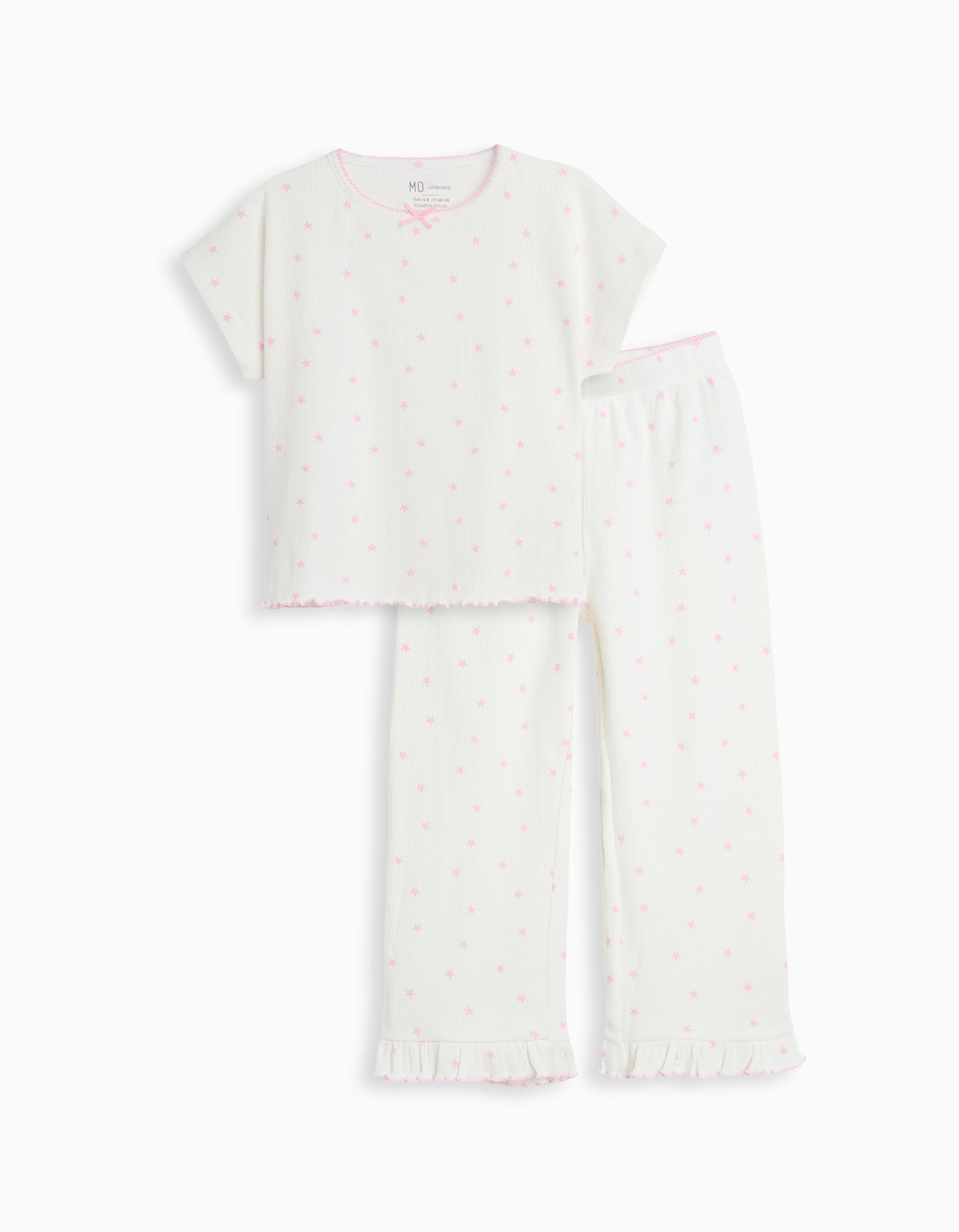 Pijama, Menina, Branco